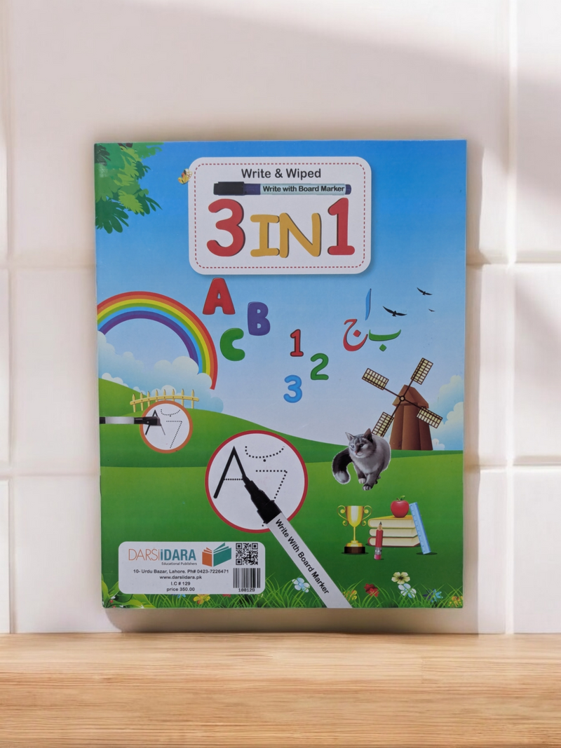 Little kids 3 in 1 Learning book