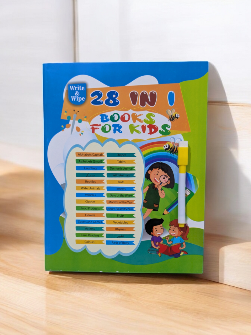 LITTLE KIDS 28 IN 1 LEARNING BOOK