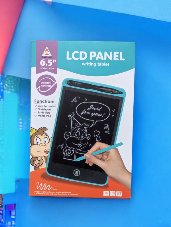 Kids LCD Panel Colorful Writing Tablet 6.5" Screen