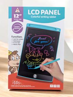 Kids LCD Panel Colorful Writing Tablet 12" Screen