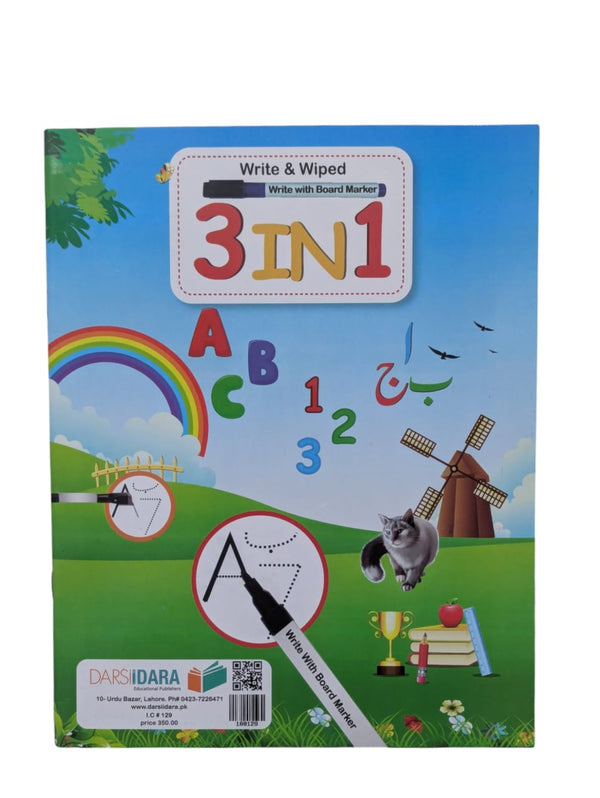 Little kids 3 in 1 Learning book