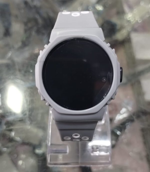 Stylish Digital Wrist Watch for All Ages – Durable Silicone Strap, Cell Operated (No Box)