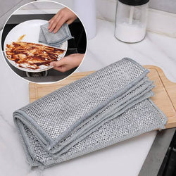 PACK OF 10 Pcs Dish Washing Cleaning Cloth | Metal Wire Dish Washing Rugs For Kitchen Dishes