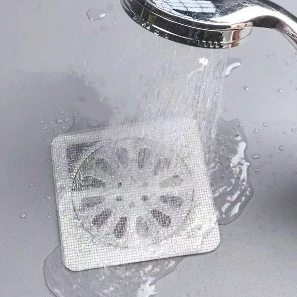 Floor Drain Sticker Hair Catcher Drain Stopper Cover Kitchen Bathroom Accessories (1 Pcs)