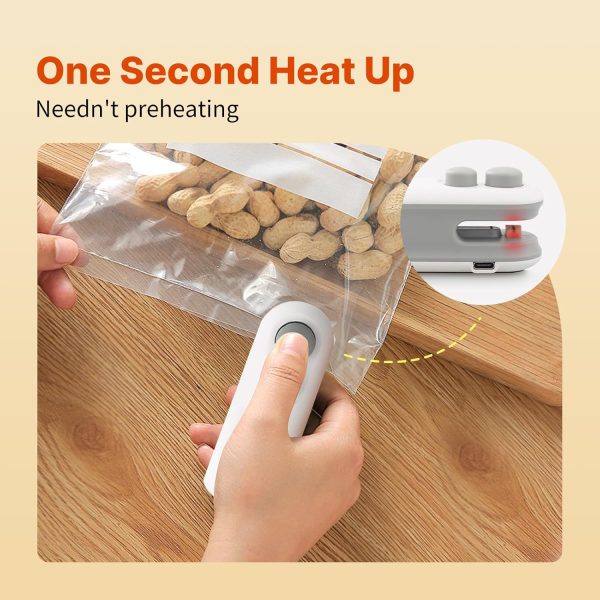Mini Heat Sealer & Cutter – USB Rechargeable