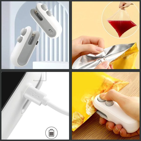 Mini Heat Sealer & Cutter – USB Rechargeable