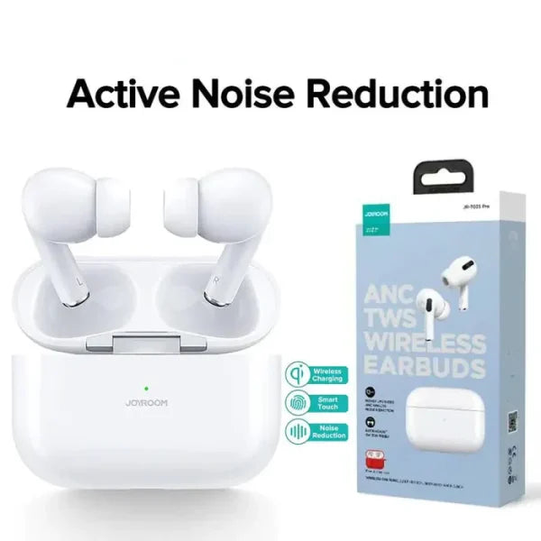 Joyroom JR-T03S Pro Wireless Earbuds | Active Noise Cancellation | Bluetooth TWS Earphones | Mic | iOS & Android Compatible