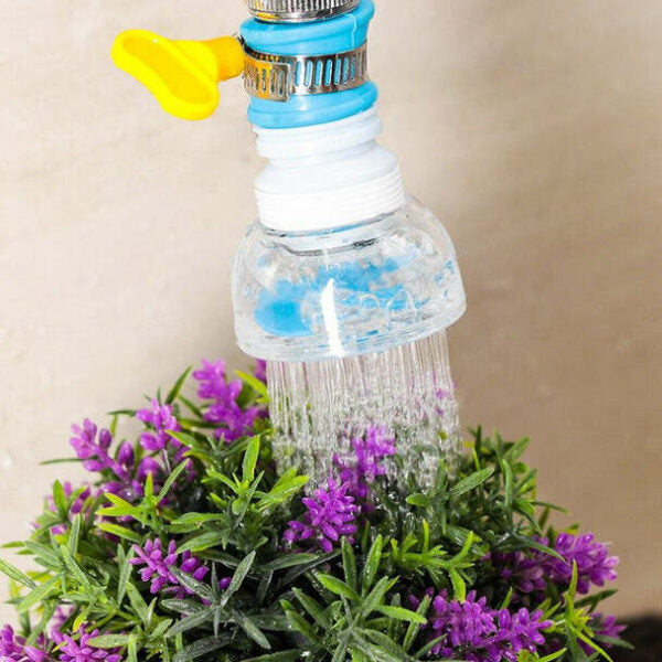 Kitchen Shower Splash Fan Faucet With Clip Water-saving Filter Tap Nozzle Extended
