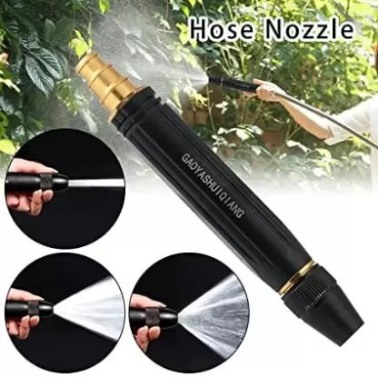 Metallic Multifunctional Water Spray Gun – For Car Wash, Gardening & Glass Cleaning