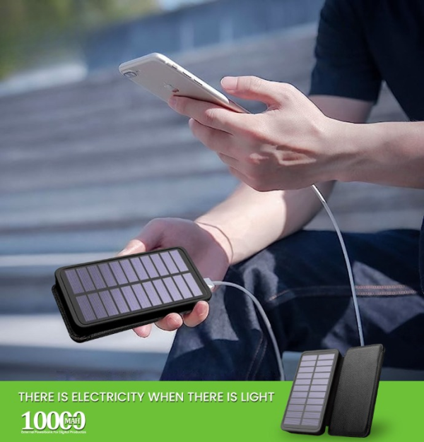 MP-10000 Airox Solar Power Bank | Sustainable Solar Charging Solution | 10000mAh Capacity
