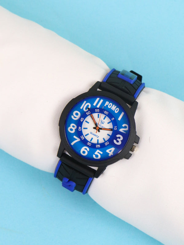 Pomo Blue Boys Wrist Watch | Stylish & Versatile | Perfect for Any Occasion