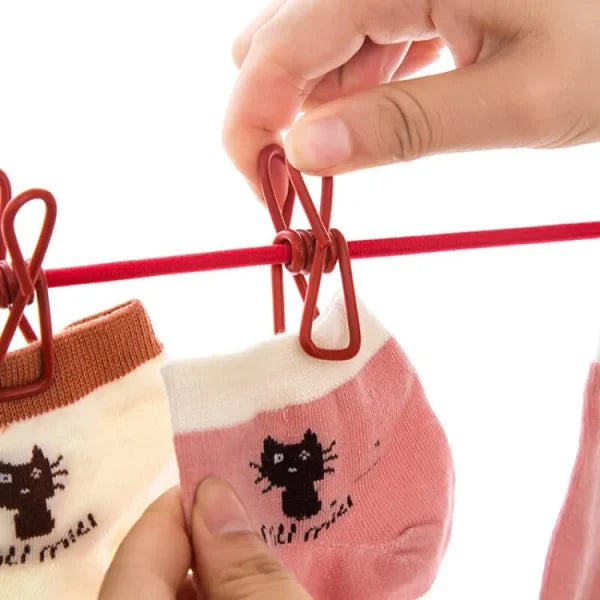 Portable Windproof Clothesline – Elastic & Eco-Friendly Rope for Travel or Home Use