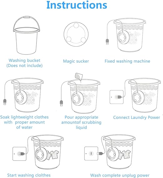 Portable Mini Washer Usb powered