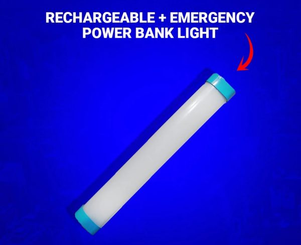 Rechargeable Emergency Power Bank Light | Magnetic LED Light for Power Outages, Camping & Outdoor Use